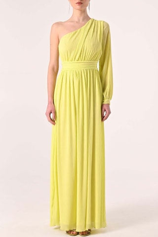 Robe asymétrique - Jaune