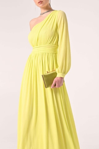 Robe asymétrique - Jaune