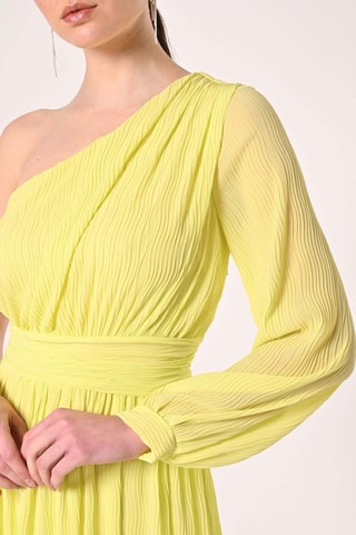 Robe asymétrique - Jaune