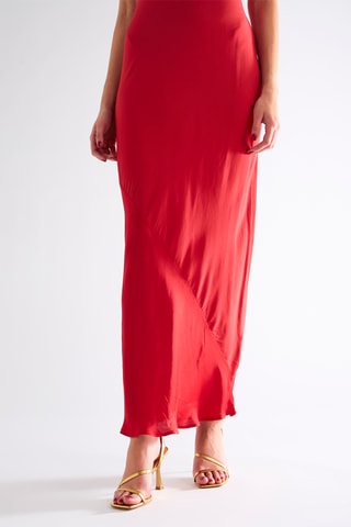 Robe droite - Rouge
