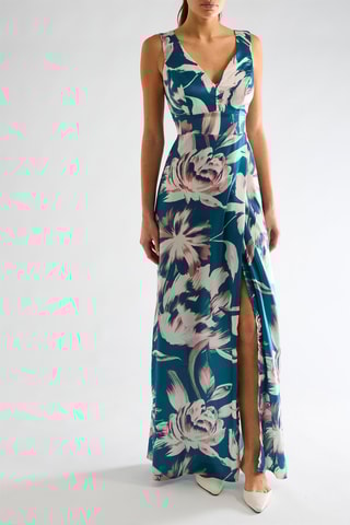 Robe longue - Vert émeraude