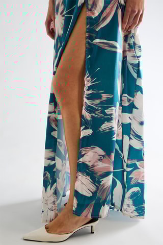 Robe longue - Vert émeraude