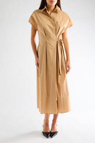 Robe portefeuille - Beige