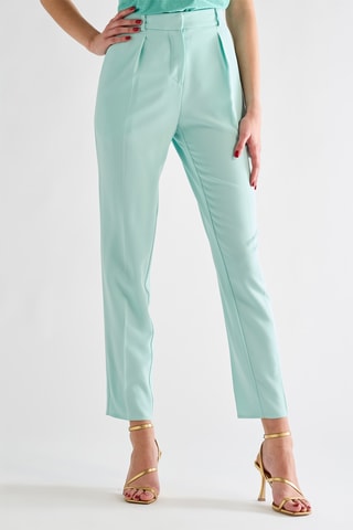 Pantalon 7/8 taille haute - Turquoise