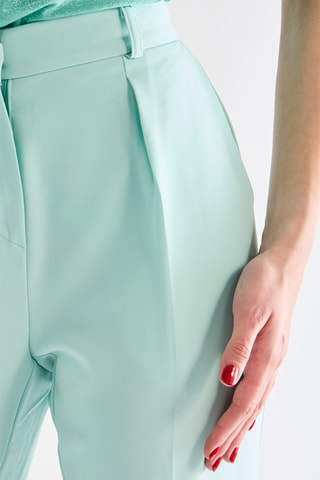 Pantalon 7/8 taille haute - Turquoise
