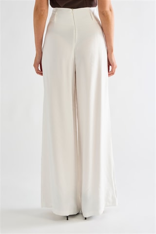 Pantalon taille haute - Blanc