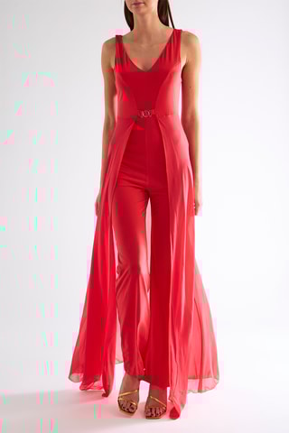 Combinaison trompe-l’œil - Rouge