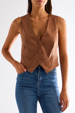 Gilet de costume - Beige