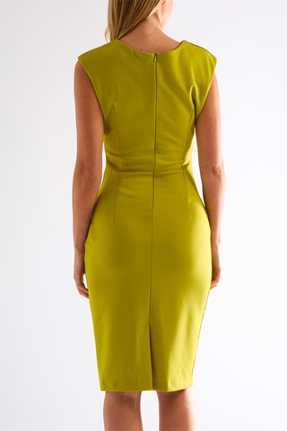 Robe fourreau - Vert olive