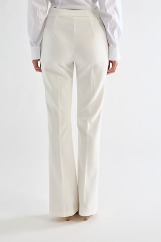 Pantalon taille haute - Blanc