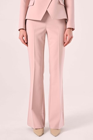Pantalon taille haute - Rose