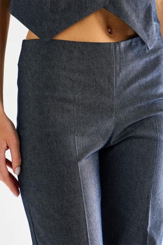 Jean taille haute - Bleu marine