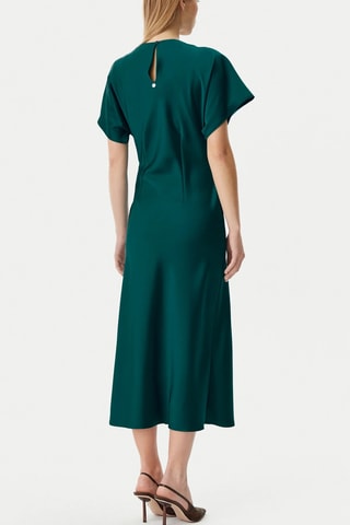 Robe midi - Bleu canard