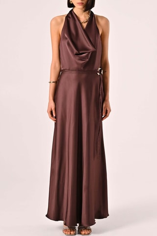 Robe longue - Marron foncé