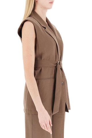 Blazer sans manches - Marron