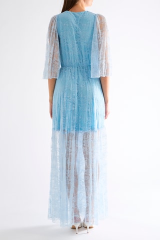 Robe longue en dentelle - Ciel