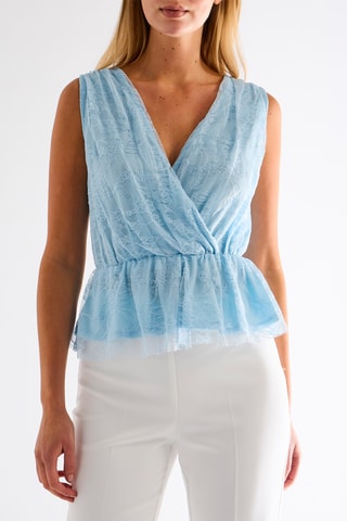 Top en dentelle - Ciel