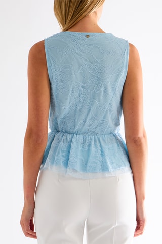 Top en dentelle - Ciel