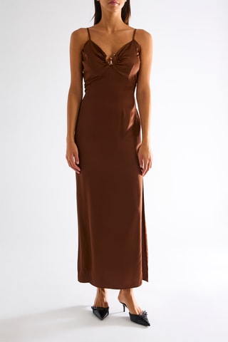 Robe longue - Marron