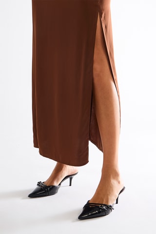 Robe longue - Marron