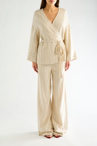 Pantalon en lin - Beige