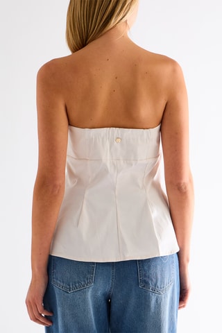 Top bustier - Ivoire