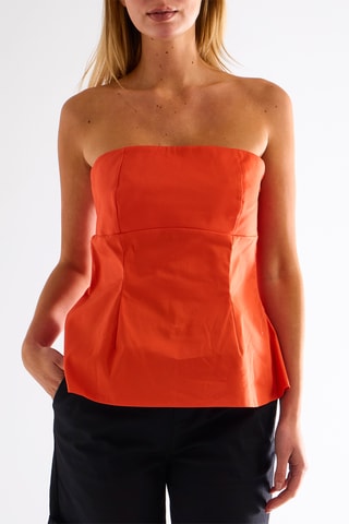 Top bustier - Orange