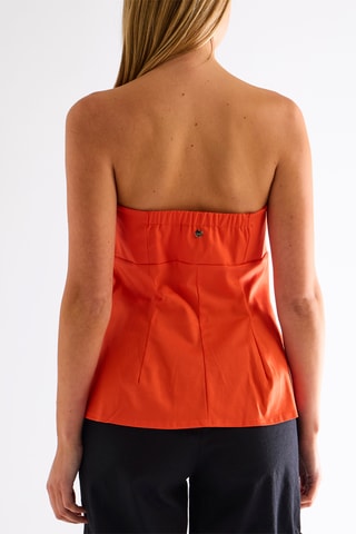 Top bustier - Orange