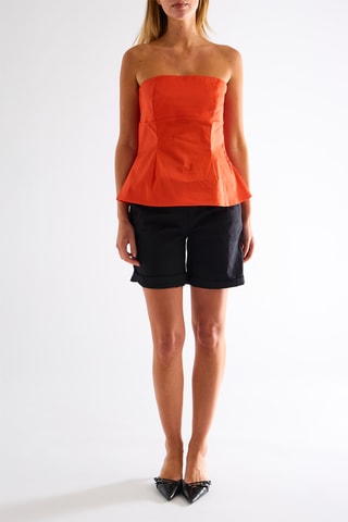 Top bustier - Orange