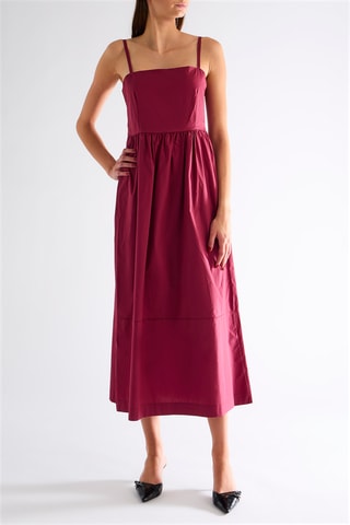 Robe droite - Bordeaux