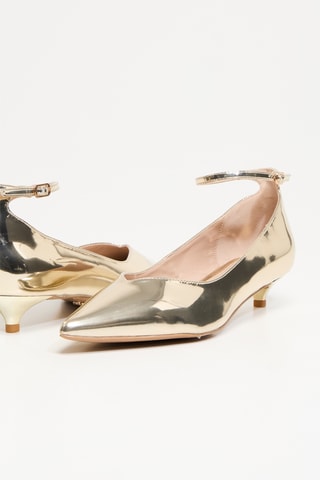 Escarpins vernis - Doré