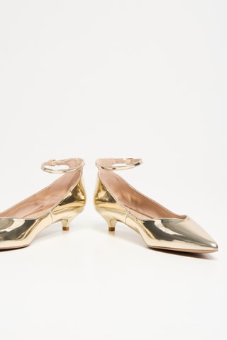 Escarpins vernis - Doré