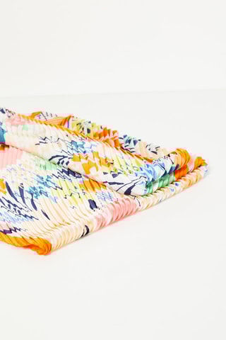 Carré plissé - Orange