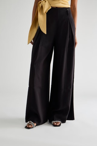 Pantalon palazzo taille haute - Noir