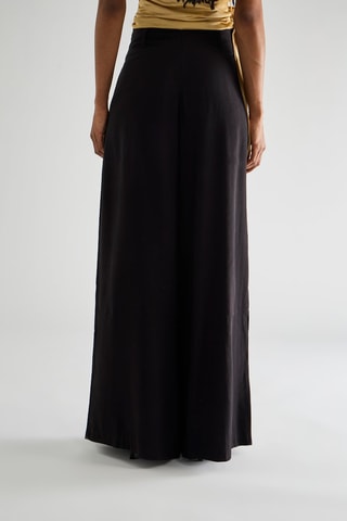 Pantalon palazzo taille haute - Noir