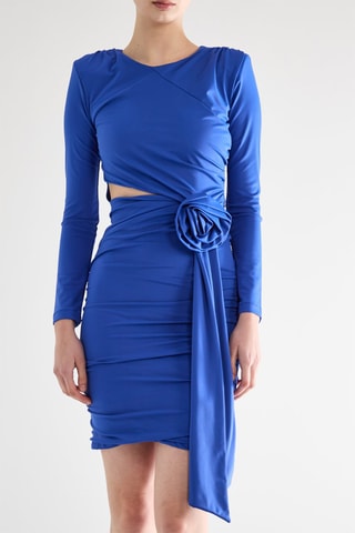 Robe fourreau - Bleu