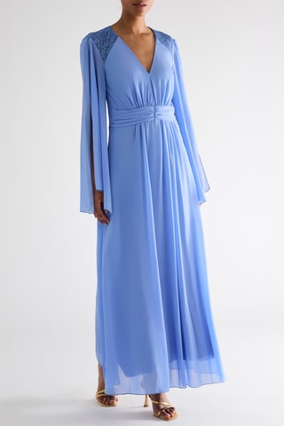Robe longue - Bleu