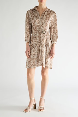 Robe portefeuille - Beige