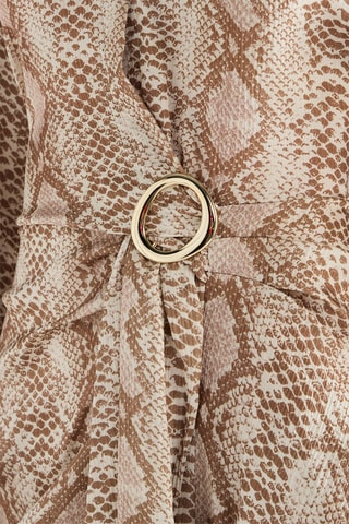 Robe portefeuille - Beige