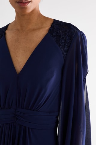 Robe longue - Bleu