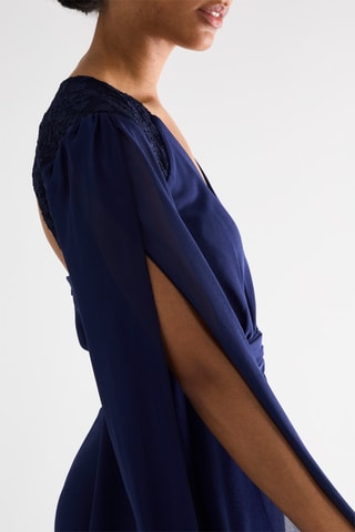 Robe longue - Bleu