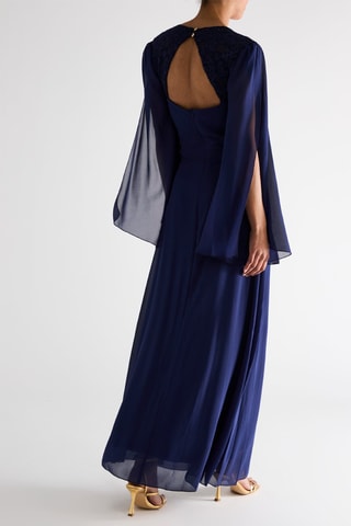 Robe longue - Bleu