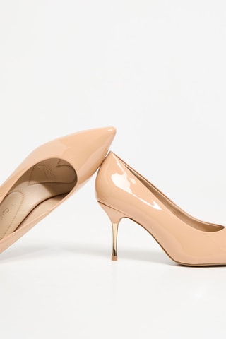 Escarpins vernis - Beige