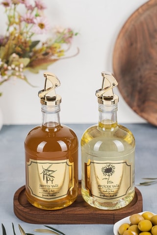 2 Sausdispensers - 10 x 10 x 21 cm