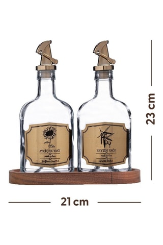 2 Sausdispensers - 10 x 10 x 21 cm