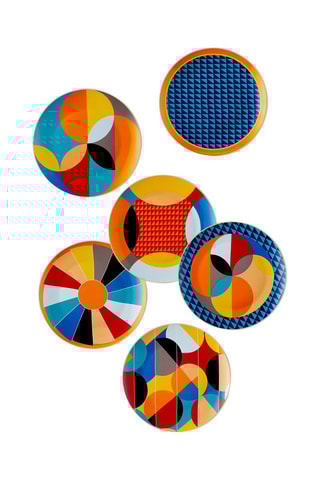 6 dessertborden - 20 cm