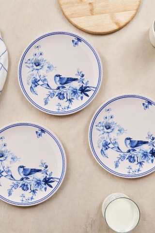 6 Keramische Dessertborden - 19,3 cm