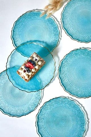 6 dessertborden - 21 cm