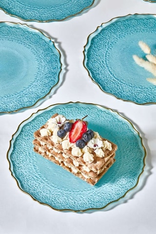 6 dessertborden - 21 cm