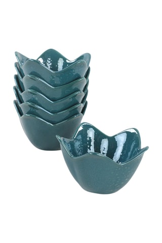 6 Keramische Kommen - 270 ml